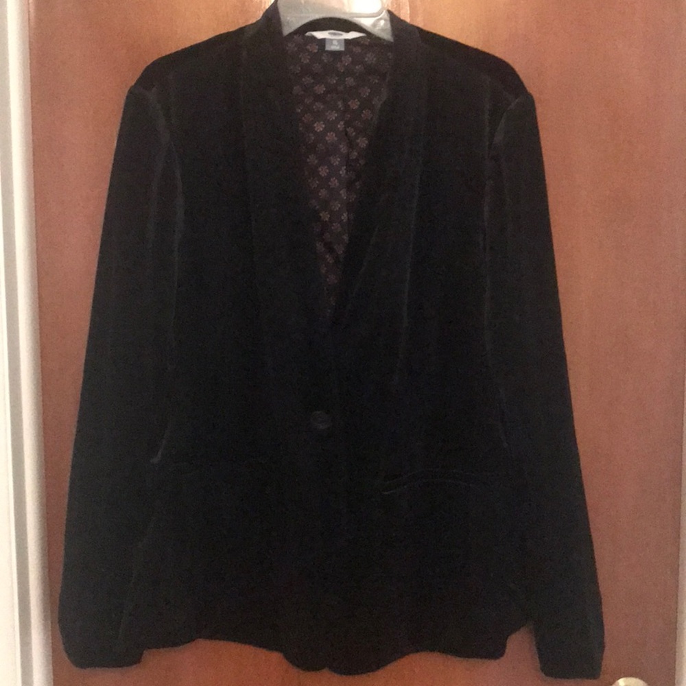 Old Navy velour blazer size XL